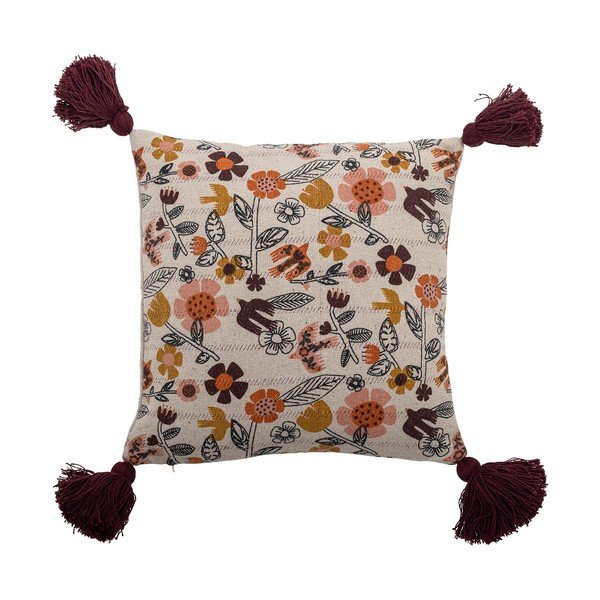 Dekoratiivne puuvillaseguga padi 45x45 cm Vivielle - Bloomingville