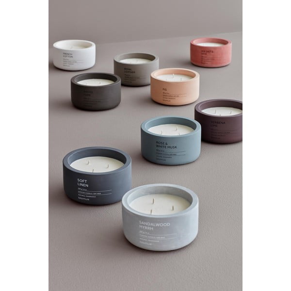 Lõhnastatud sojaküünal 25 h Fraga: Soft Linen – Blomus-image-1