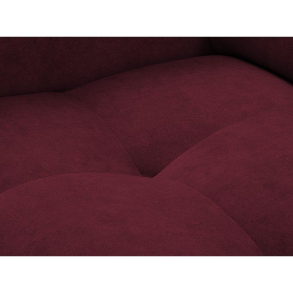 Tumepunane sametpinnaga lamamisnurga diivan , paremas nurgas Nico - Milo Casa-image-1