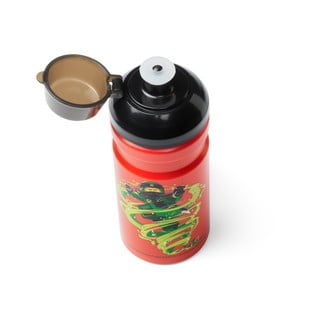 Punane musta kaanega Ninjago veepudel, 390 ml Ninjago Classic - LEGO®