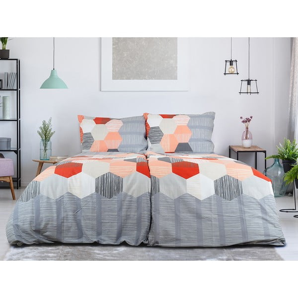 Hall krepp voodipesu üheinimesevoodile 140x200 cm Honey Comb - B.E.S.