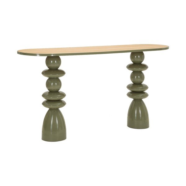 Roheline metallist konsoollaud 45x150 cm - Mauro Ferretti