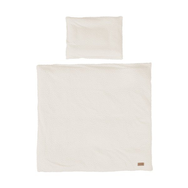 Kreem beebide voodipesu võrevoodile 80x80 cm Seashells - Roba