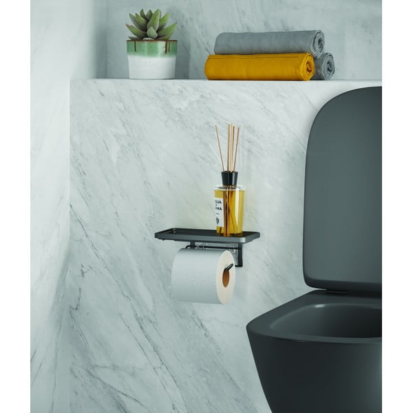 Isekinnitatav roostevabast terasest tualettpaberi hoidja Origin Lava - Metaltex-image-1