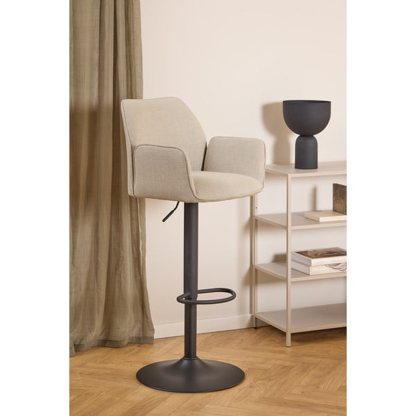 Beež reguleeritava kõrgusega/käetugedega baaritool (istme kõrgus 85 cm) Glenda - Actona-image-1