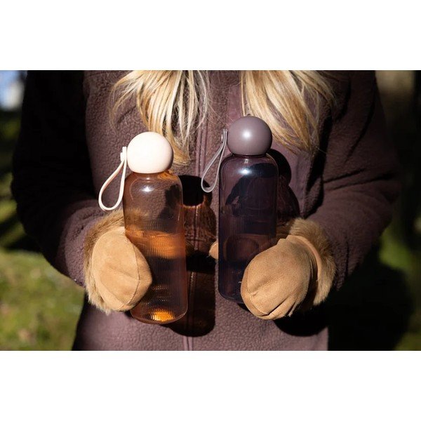 Pruun reisipudel taaskasutatud plastist 650 ml Tom - Sagaform-image-3