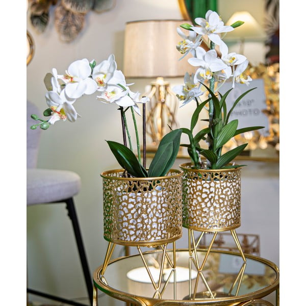 Metallist lillealused 2 tk komplektis ø 16 cm (kõrgus 20 cm) Piny - Mauro Ferretti-image-1