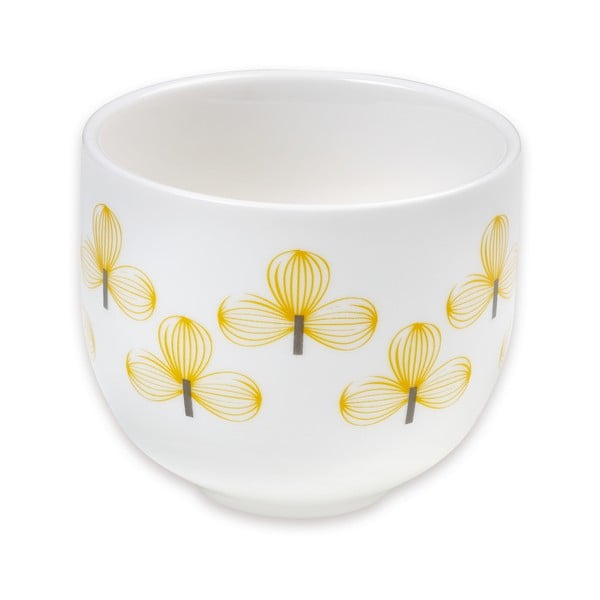 Porcelánový hrnek se žlutými květinami Mr & Mrs Clynk Coffee