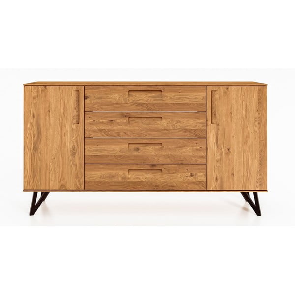 Kõrge kapp tammepuust 182x100 cm Golo - The Beds-image-2