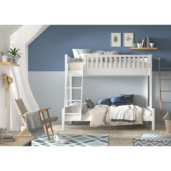 Valge laste narivoodi 140x200/90x200 cm Scott - Vipack-image-1