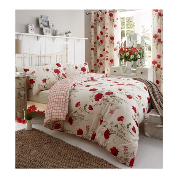 Kaasa arvatud lina, 200 x 200 cm Wild Poppies - Catherine Lansfield-image-2