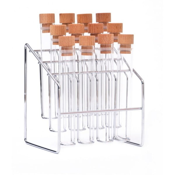 12-osaline maitseainepurkide komplekt koos alusega Spice Lab - Wireworks-image-3