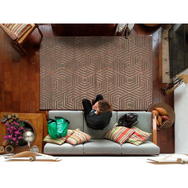 Punane vaip Lana, 67 x 105 cm - Universal-image-1