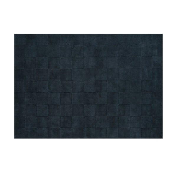 Vlněný koberec Luzern, 170x240 cm, ocelová modř