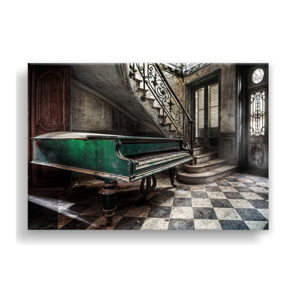 Lõuendmaal Uno Piano, 85 x 113 cm Silver - Styler