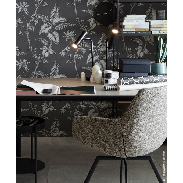 Must dimmerdatav LED lauavalgusti (kõrgus 48 cm) Stina - Fischer & Honsel-image-1