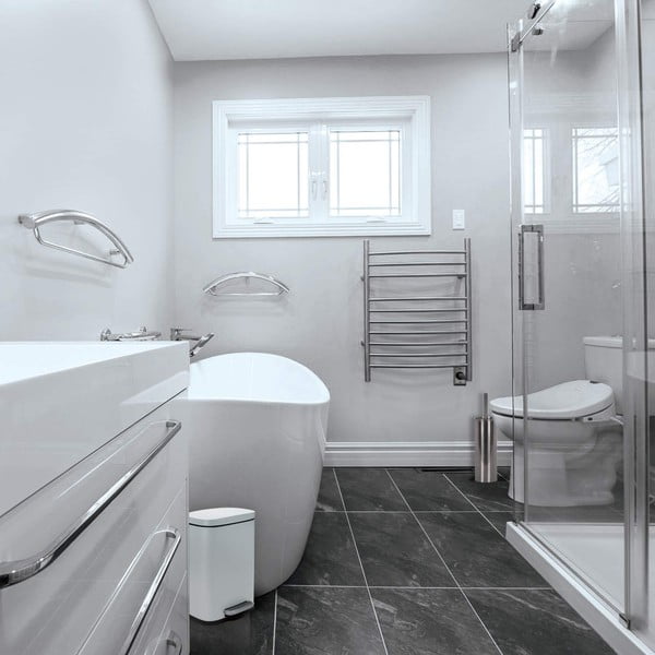 Mattvalge terasest prügikast 5 l Akira - Spirella-image-3