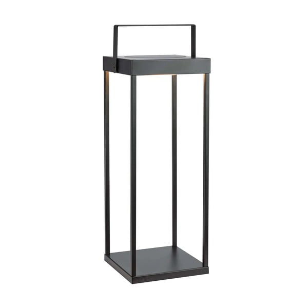 Must päikesepaneeli/USB-ga LED-latern (kõrgus 53 cm) Pure - Markslöjd