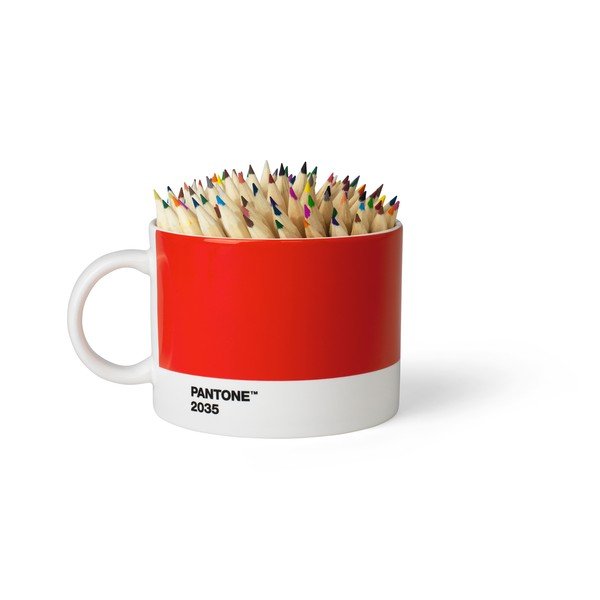 Červený hrnek na čaj Pantone, 475 ml-image-1