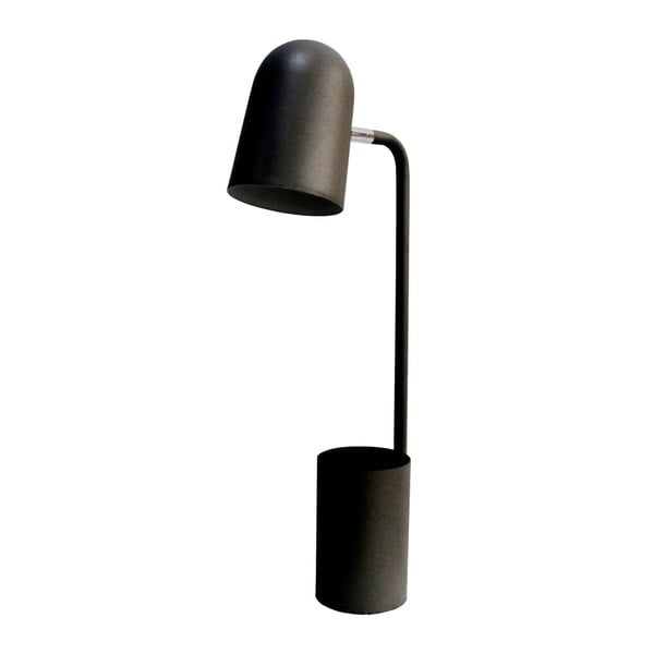 Černá stolní lampa s držákem na květináč Opjet Paris Pot