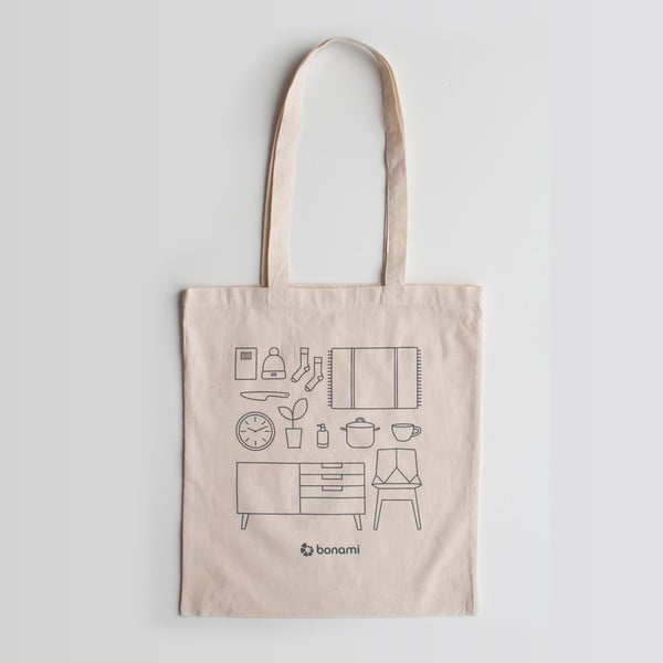 Kreemjas lõuendkott - Bonami-image-1