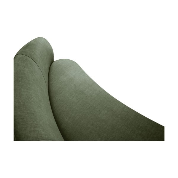 Roheline sametist asümmeetriline diivan , vasakule Debbie - Mazzini Sofas-image-4