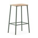 Rohelised baaritoolid 2tk komplektis (istme kõrgus 65 cm) Abba - Marckeric