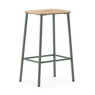 Rohelised baaritoolid 2tk komplektis (istme kõrgus 65 cm) Abba - Marckeric