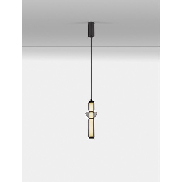 Hallist klaasist hämardatav LED-rippvalgusti ø 12 cm Ulon - Nova Luce-image-4