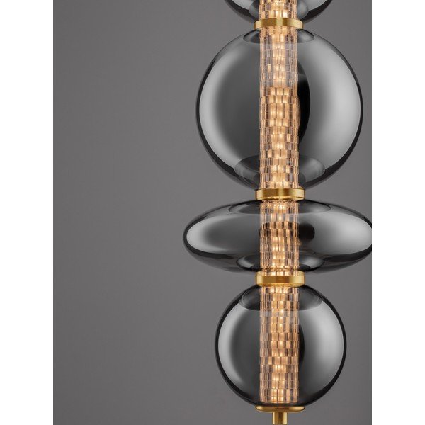 Hall metallist LED-ripplamp klaasist varjuga, ø 25,5 cm Navi - Nova Luce-image-4