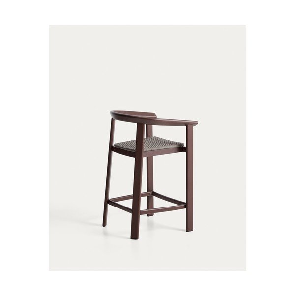 Pruun puidust aiabaari tool Erice - Kave Home-image-4
