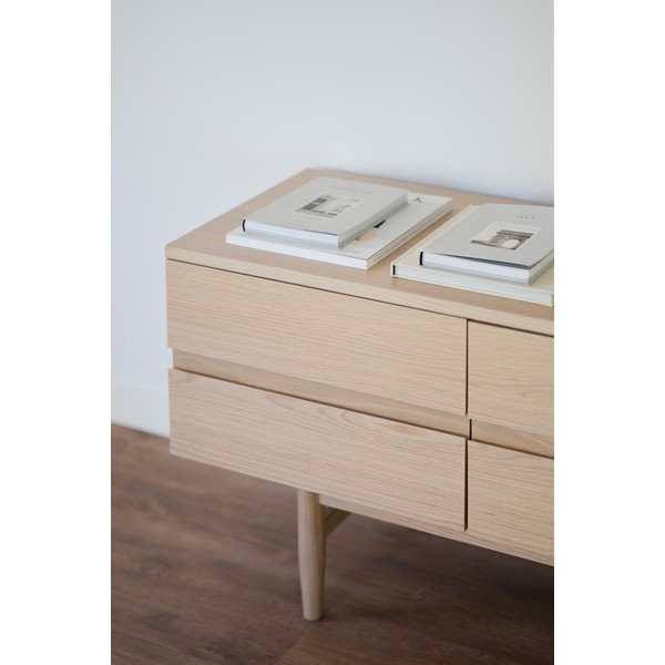 Madal tammedekooriga kummut 160x75 cm Moresby – Rowico-image-4