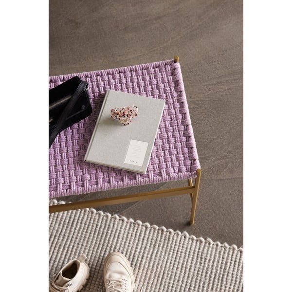 Helehall kahepoolne käsitsi kootud villasegust vaip 200x300 cm Poppy - Hübsch-image-1