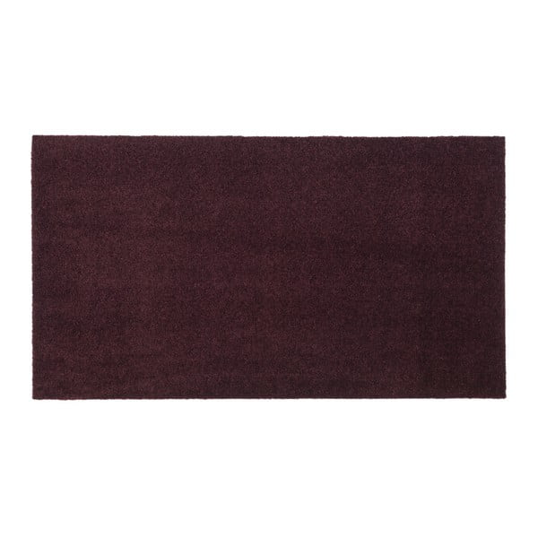 Tmavě vínová rohožka tica copenhagen Unicolor, 60 x 90 cm