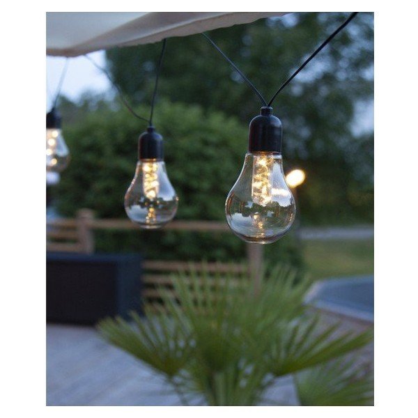 Välitingimustes kasutatav LED valguskett koos pirnimotiiviga , pikkus 4,05 m Glow - Star Trading-image-1