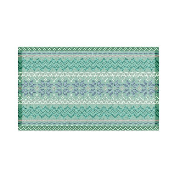 Matt taaskasutatud plastist 40x70 cm Fair Isle - Artsy Doormats