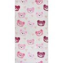 Roosa-elevandiluu värvi pestav laste vaip 80x150 cm Cute Teddies Pink - Vitaus