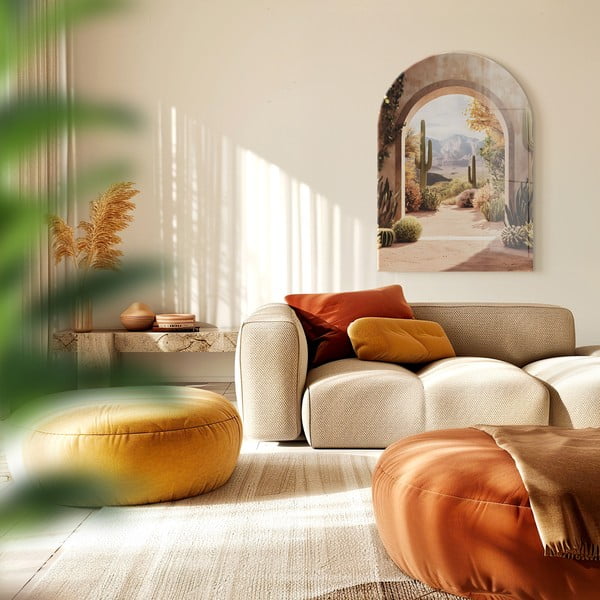 Klaasist maal 70x100 cm Cancun - Styler-image-3