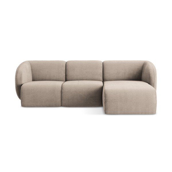 Helepruun šenill-nurgadiivan (parem nurk/diivanvoodiga) Lani - Makamii