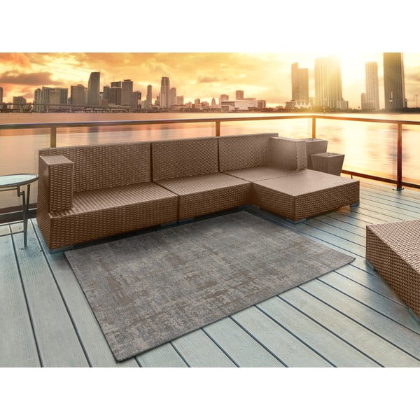 Pruun-hall õuevaip Luana, 155 x 230 cm - Universal-image-1