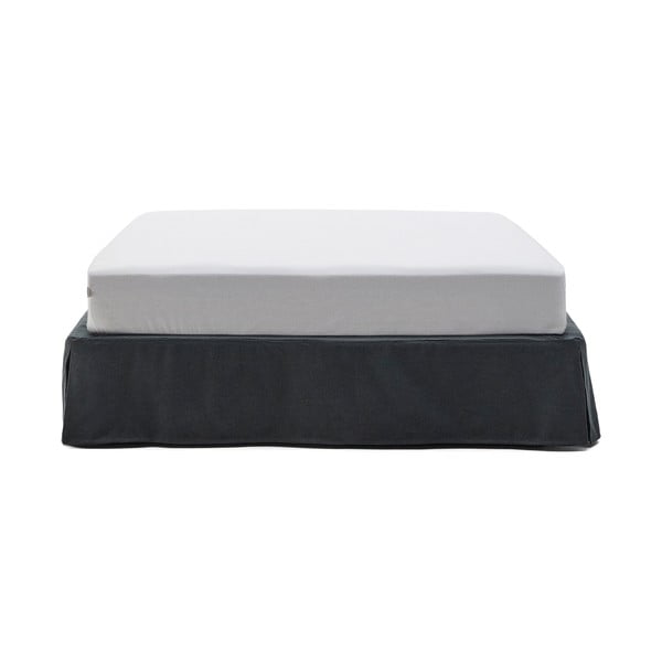 Antratsiitne polsterdatud kaheinimesevoodi 160x200 cm Jaira - Kave Home-image-1