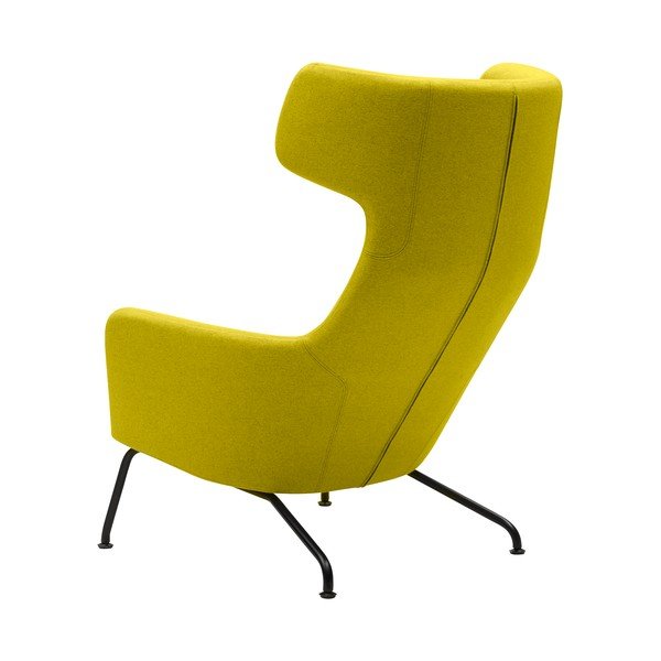 Kollane tugitool mustade jalgadega Havana - Softline-image-3