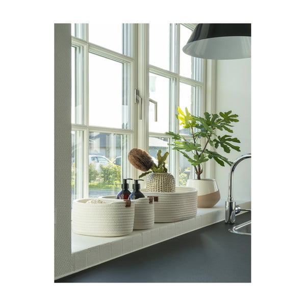 Kangast vannitoa korvid 3tk komplektis 35x25x13 cm Jarana - House Nordic-image-1