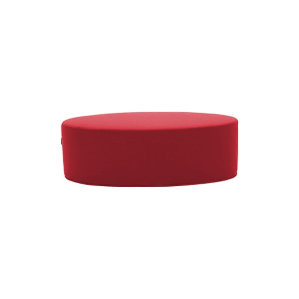 Červený puf Softline Bon-Bon Valencia Red , délka 60 cm