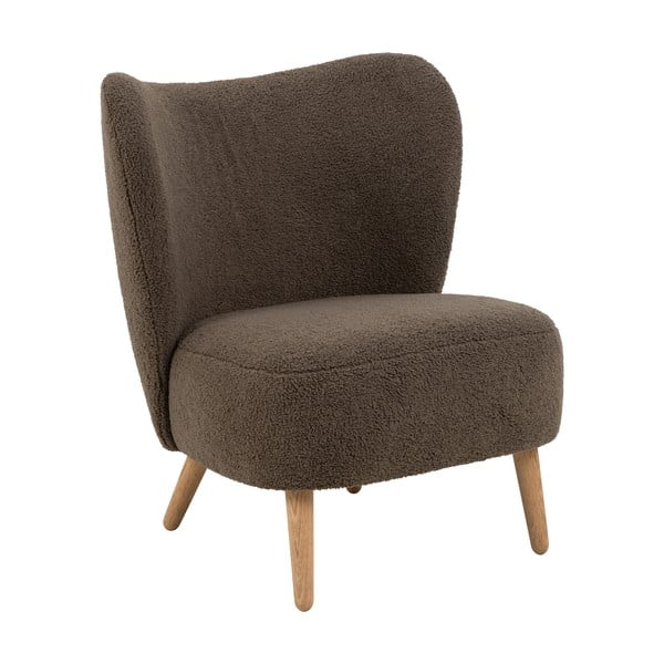 Pruun bukleekangast tugitool Elmont - Actona