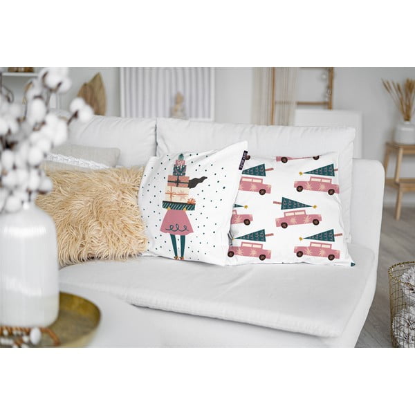 Jõulumotiividega padjakatted 4tk komplektis 45x45 cm Holiday Mood – Butter Kings-image-1