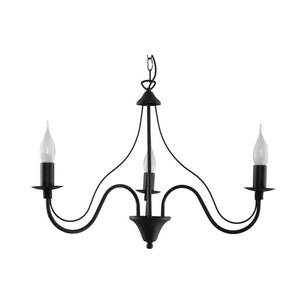 Must rippvalgusti ø 60 cm Fiorano – Sollux