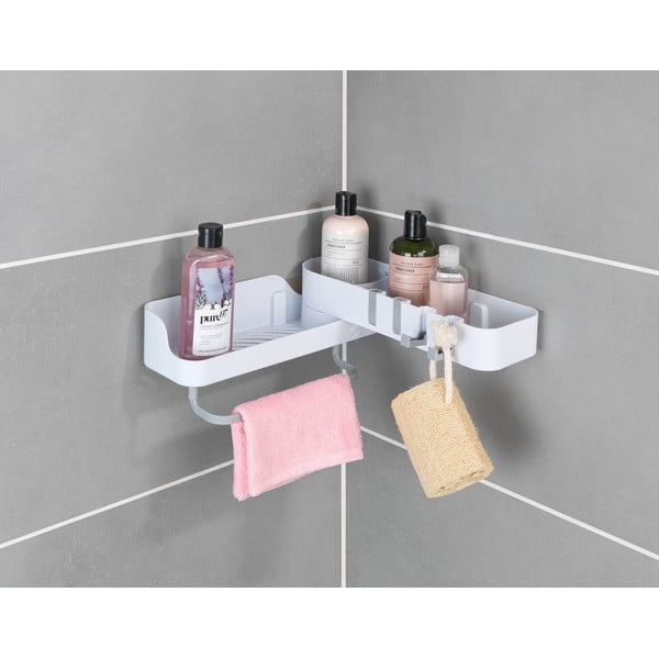 Valge nurgas isekandev vannitoa riiul - Maximex-image-3
