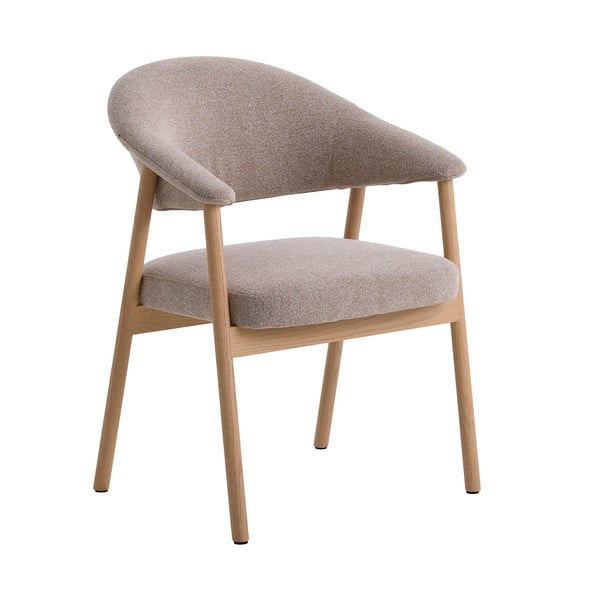 Beežid söögitoolid tammepuidust käetugedega 2tk komplektis Elk - Unique Furniture