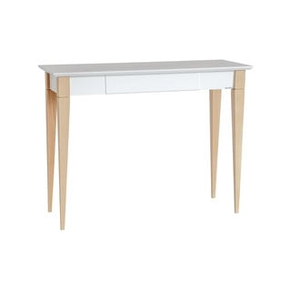 Valge töölaud, pikkus 105 cm Mimo - Ragaba